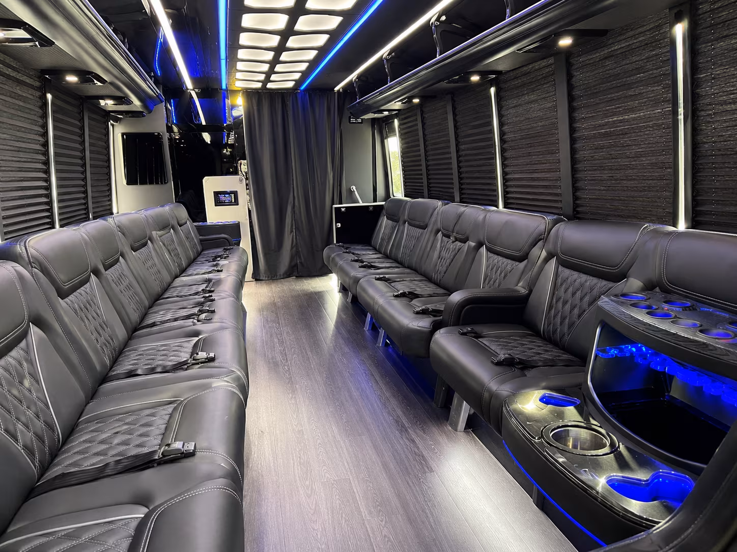 party buses to cynthia woods mitchell pavilion shows