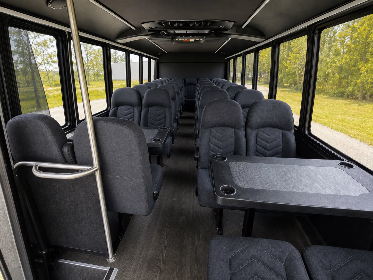 pasadena 15 passenger minibus inside