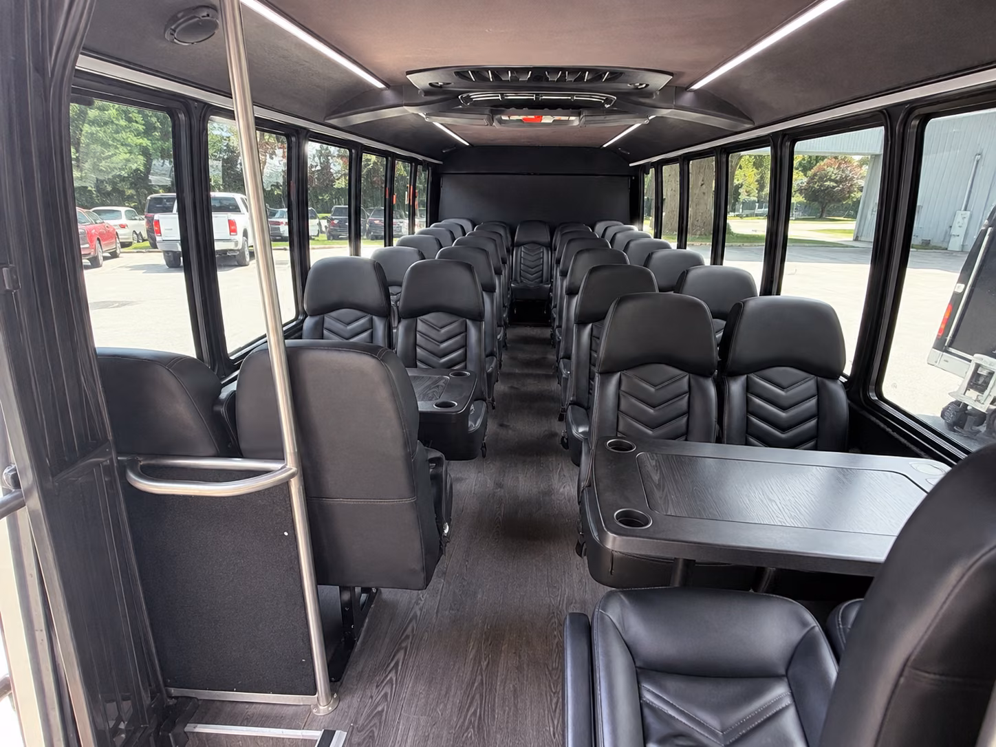 pasadena 20 passenger minibus inside