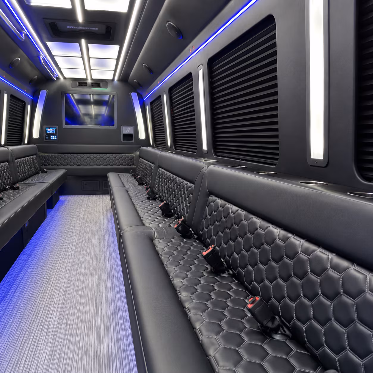 pasadena holiday party bus rental