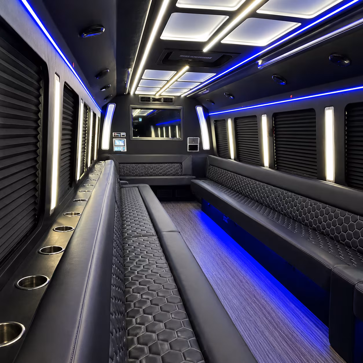pasadena party bus inside