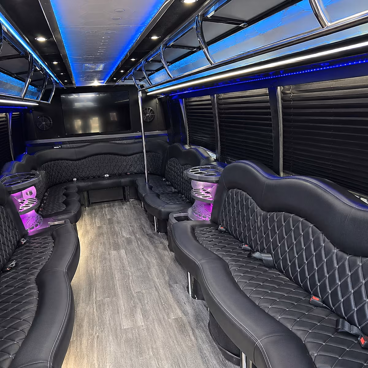 pasadena party bus rentals inside