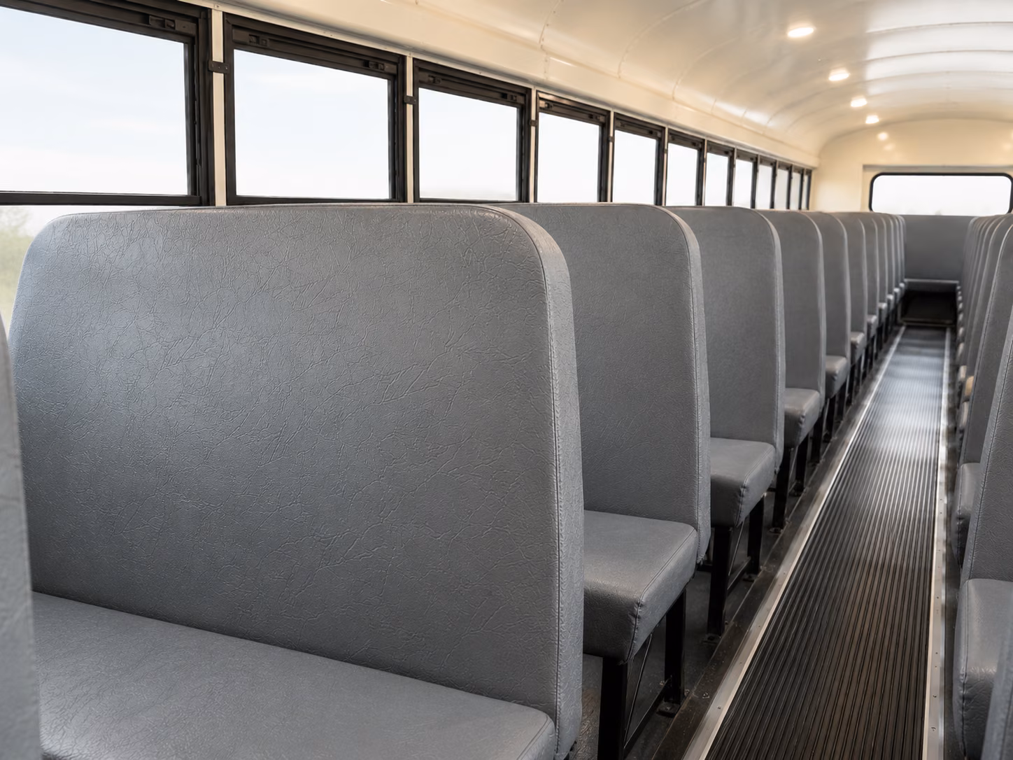 pasadena school bus inside