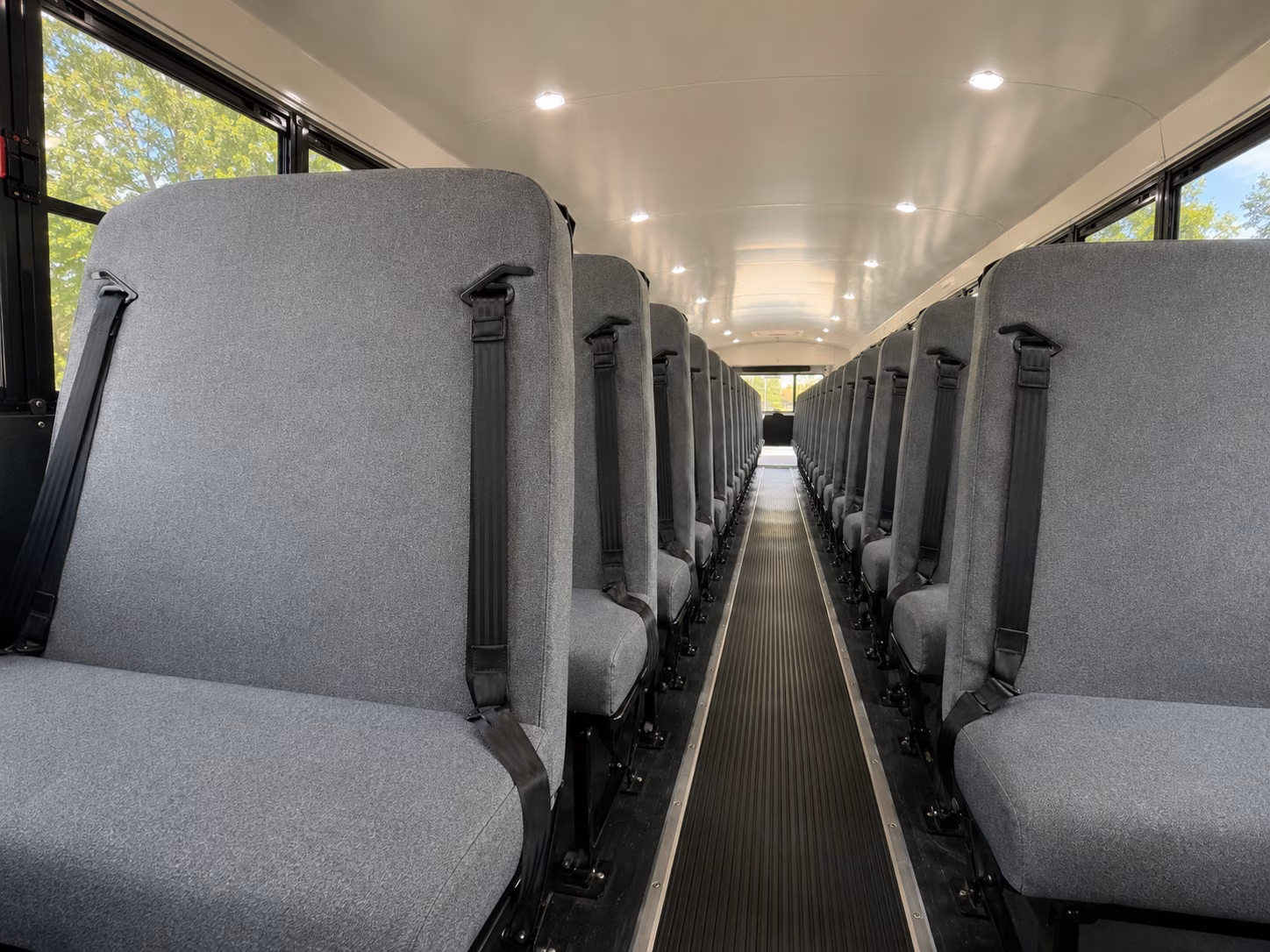pasadena school bus interior
