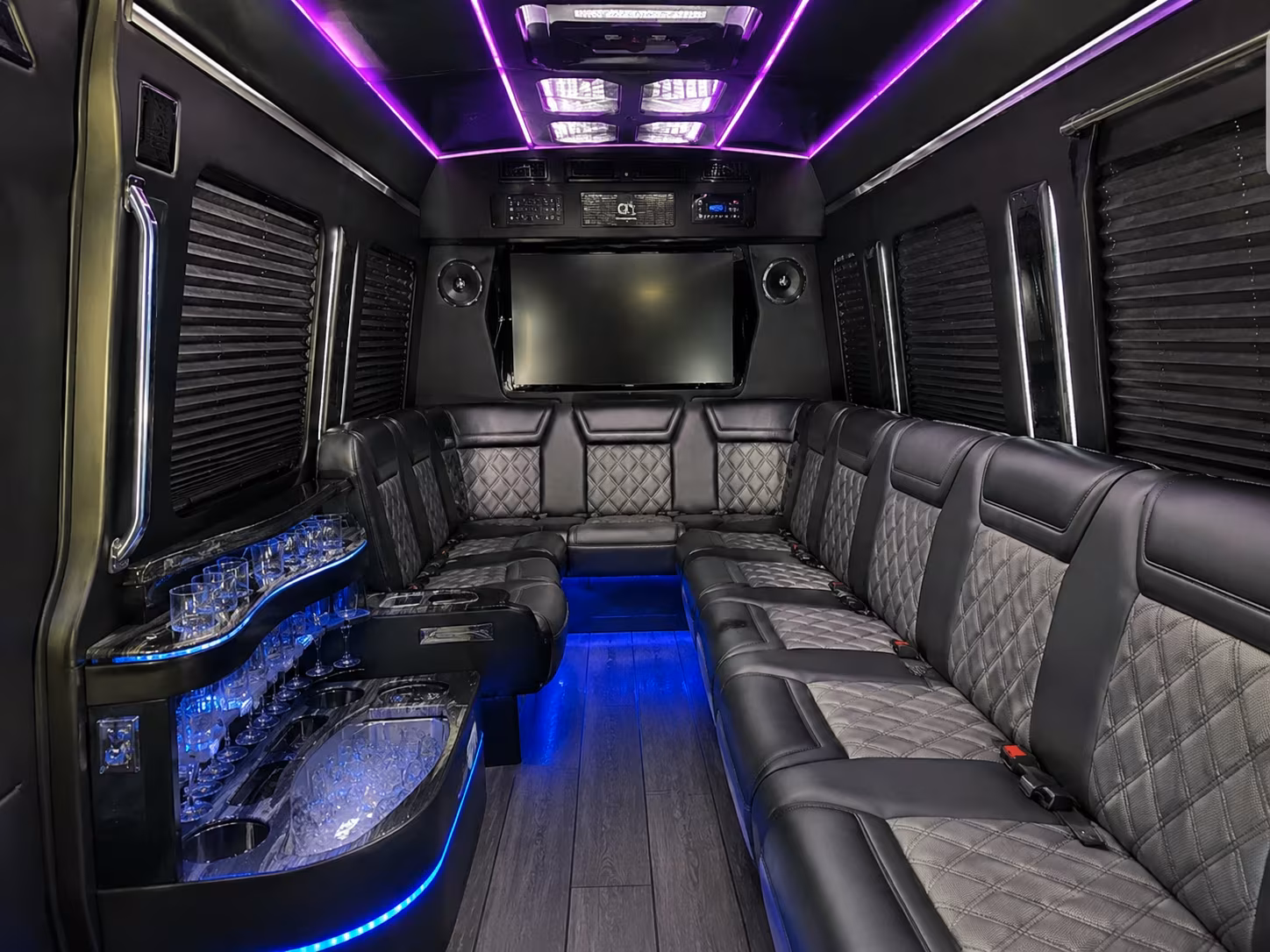 pasadena sprinter limousine inside