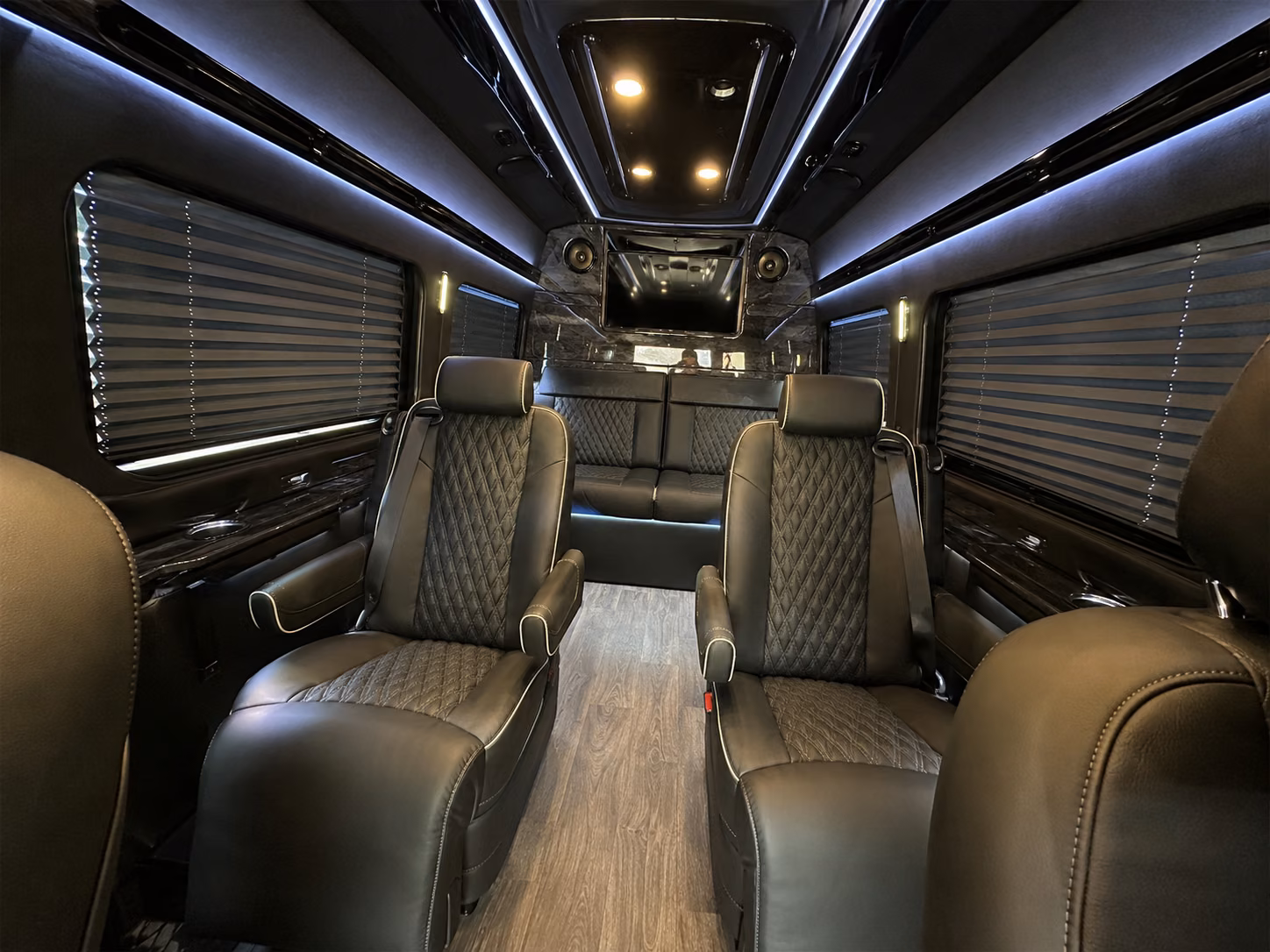 pasadena sprinter van with driver interior