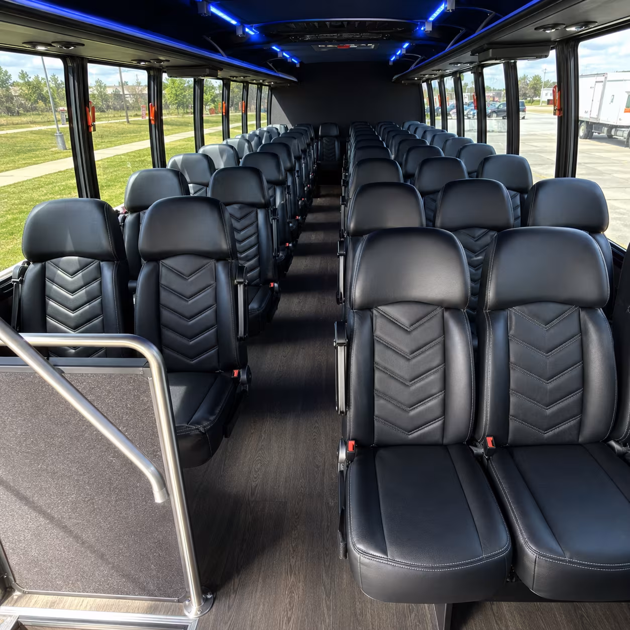 pasadena wine tour brewery transportation onboard seating